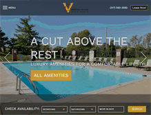 Tablet Screenshot of greenfieldvillageapts.com